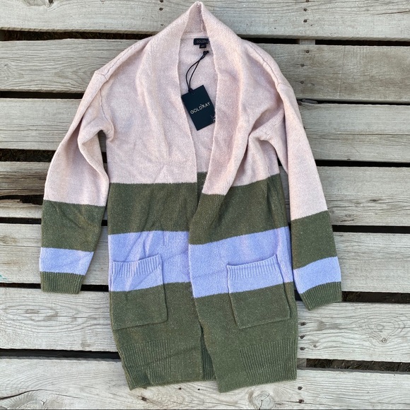 NWT Stitch Fix goldray brand long sweater striped - Picture 2 of 8